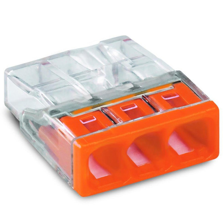 Szybkozłączka Wago na drut 2273-203 0,5-2,5 mm² / 3 100szt
