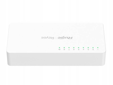 Switch sieciowy 8x RJ45 10/100/1000Mbps, niezarządzalny - Reyee by Ruijie
