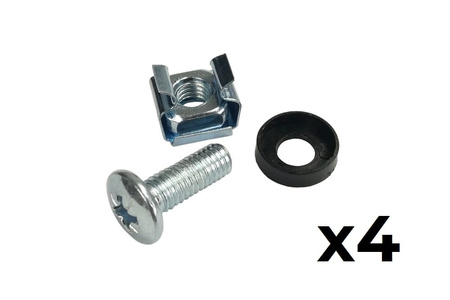 ADD-RACK2U1 Adapter montażowy RACK 19" 2U z otworowaniem prosty