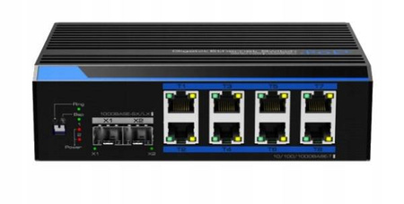 Switch 8+1 port UTEPO UTP7208GE-POE INDUSTRIAL