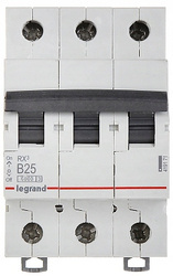 Wyłącznik nadprądowy 3P 25A B Legrand 419171