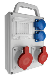 Rozdzielnica Pawbol R-BOX B.SLIM-4S-2S 1x32A/5P 1x16A/5P 2x16A/250V 4mod