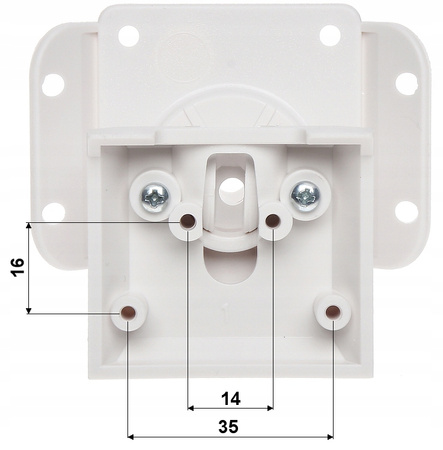 Uchwyt do czujek Paradox SB-469 biały