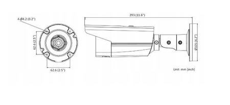 Kamera IP HIKVISION DS-2CD2T43G2-4I 4mm
