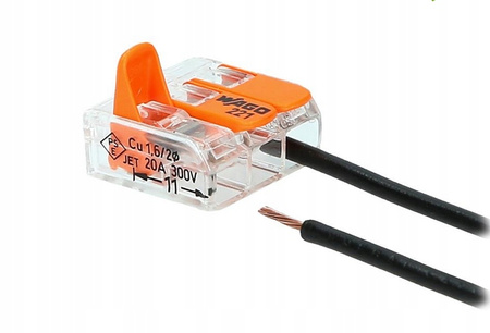 WAGO SZYBKOZŁĄCZKA 3x0,5-6mm2 221-613 30 szt.