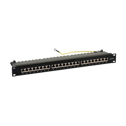 Rack 19 Patch panel 1U  FTP Cat.6A 24 portów