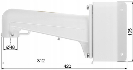 Uchwyt PTZ ścienny HIKVISION DS-1602ZJ-corner