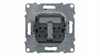 LEGRAND Suno ALUMINIUM Gniazdo zasilające pojedyncze Schuko 721320