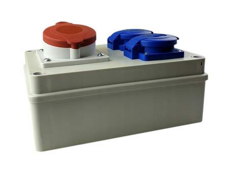 Rozdzielnica Pawbol B.1602 R-BOX 1x16A/5P 2x16A/250V IP44