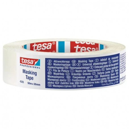 Taśma malarska TESA 50m x 30mm  BIAŁA 04325-00002-02