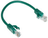 Patchcord UTP kat.5  0.2m ZIELONY