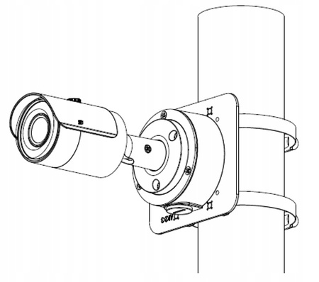 Puszka montażowa Dahua PFA134 adapter BIAŁY