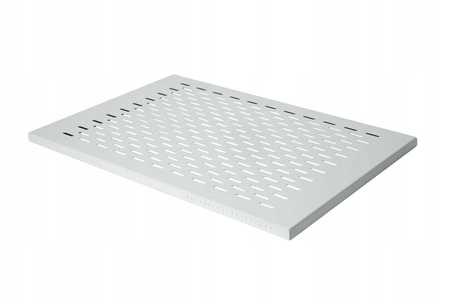 Rack 19 Półka 1U L650 SZARA