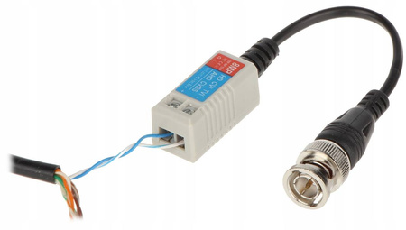 BALUN TR wideo 8Mpix TURBO HD kabel 2szt (kompl)