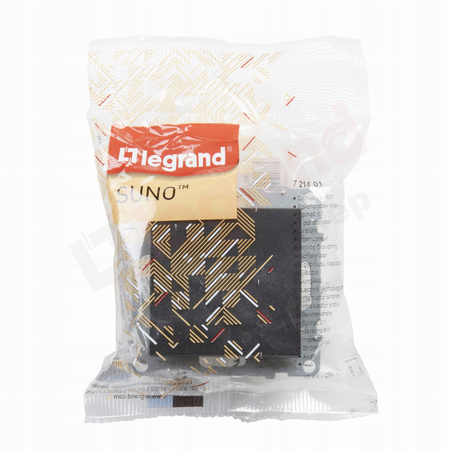 LEGRAND Suno CZARNY Łącznik jednobiegunowy 721401