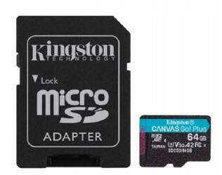 Karta microSDXC 64GB KINGSTON Canvas Go! Plus