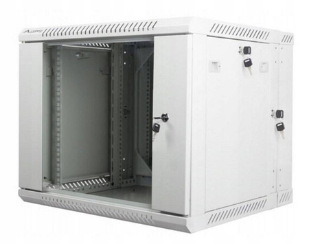 Rack 19 Szafa wisząca 9U 600x600x501 SZARA