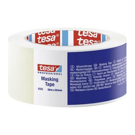 Taśma malarska TESA 50m x 50mm  BIAŁA 04325-00004-01