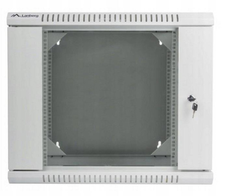 Rack 19 Szafa wisząca 9U 600x600x501 SZARA