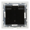 LEGRAND Suno CZARNE Gniazdo zasilające z przesłoną IP44 Schuko 721423