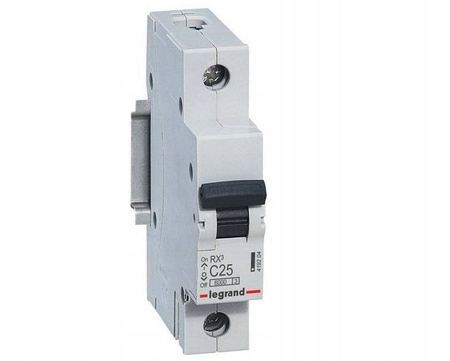 Wyłącznik nadprądowy 1P 25A C RX3 Legrand 419204