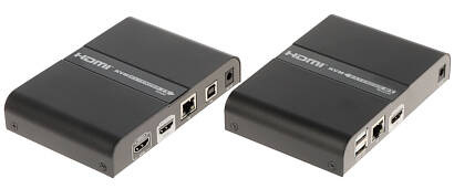 EXTENDER HDMI 4K z USB do 100 metrów