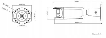 Kamera IP HIKVISION DS-2CD2T87G2P-LSU/SL 180st