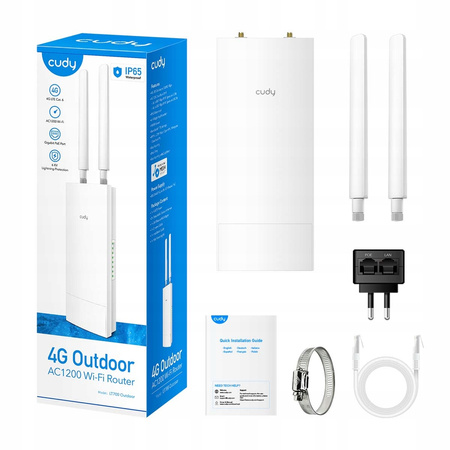 Router na karte SIM CUDY LT700 Outdoor Wi-Fi 5, 4G LTE, MESH, Gigabit