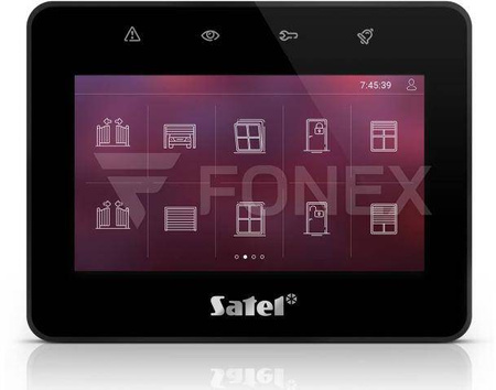 Manipulator dotykowy 4 3 SATEL INT-TSG2-B czarny