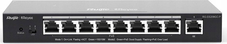 Switch zarządzalny Reyee RG-ES209GC-P, 9-portowy, Desktop, PoE