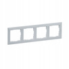 LEGRAND Suno ALUMINIUM Ramka poczwórna 721514