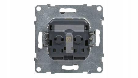 LEGRAND Suno ALUMINIUM Gniazdo zasilające pojedyncze Schuko 721320