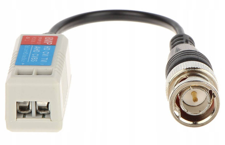 BALUN TR wideo 8Mpix TURBO HD kabel 2szt (kompl)