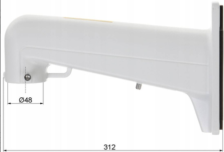 Uchwyt PTZ ścienny HIKVISION DS-1602ZJ-BOX-pole