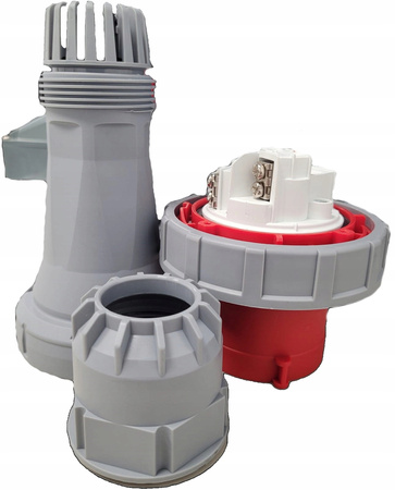 Wtyczka siłowa przenośna 63A 5P 400V IP67 Pawbol B.1050 hermetyczna