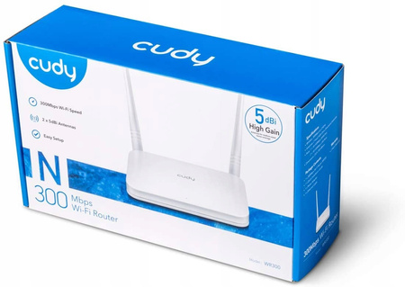 Router Cudy WR300 WiFi 2,4 GHz do 300 Mb/s