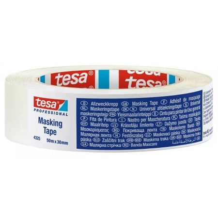Taśma malarska TESA 50m x 38mm  BIAŁA 04325-00003-01