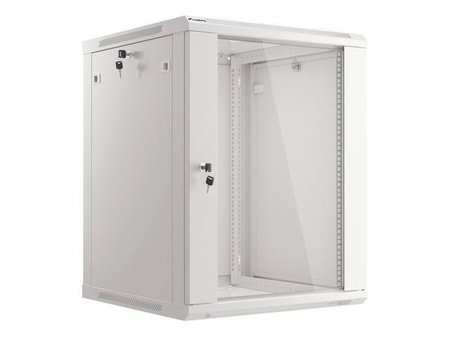 Rack 19 Szafa wisząca 15U 600x450 SZARA