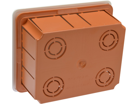 Puszka instalacyjna podtynkowa 158x127x70 OL 10004 PAWBOL z białą pokrywą