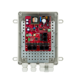 IPB-5-10A-M2 Zestaw do 5 kamer IP switch PoE 5P + 1UP, Obudowa ABOX-M2