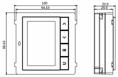 Moduł wyświetlacza HIKVISION DS-KD-DIS