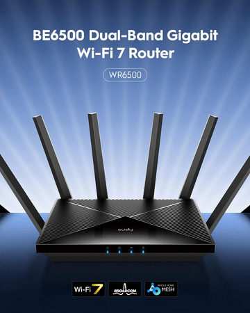 Router Cudy WR6500 802.11be (Wi-Fi 7)