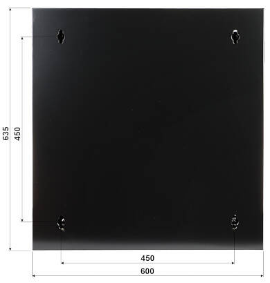 SZAFA RACK WISZĄCA, DWUSEKCYJNA EPRADO-R19-12U/550/2S
