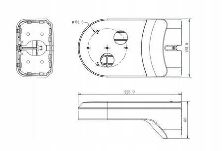 Uchwyt ścięnny HIKVISION DS-1294ZJ-PT