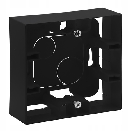 LEGRAND Niloe Step CZARNA Puszka natynkowa x1 863597
