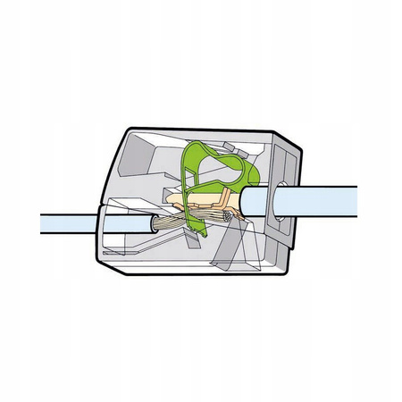 Wago 224-112 złączka oświetleniowa 2x0.5-2.5mm 1 szt.