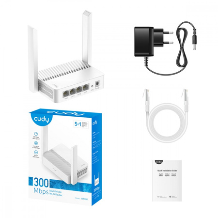 Router Cudy WR300 WiFi 2,4 GHz do 300 Mb/s