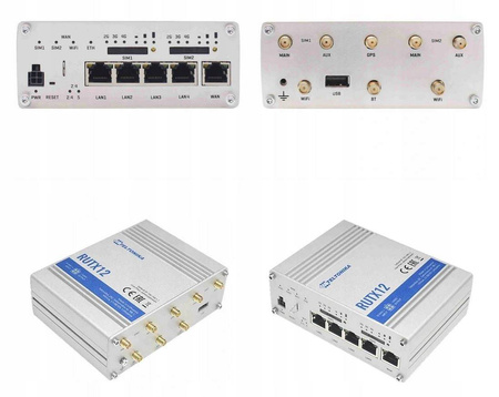 Router przemysłowy TELTONIKA LTE RUTX12