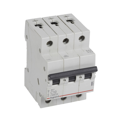 Wyłącznik nadprądowy 3P 10A C RX3 Legrand 419233