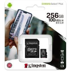 Karta microSD 256GB KINGSTONE Canvas Select Plus